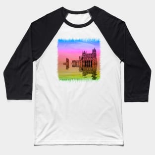 Whitby Abbey Baseball T-Shirt